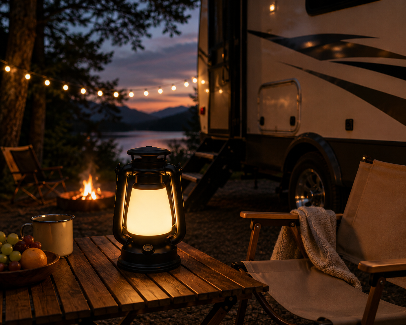 Lanterne rétro de camping